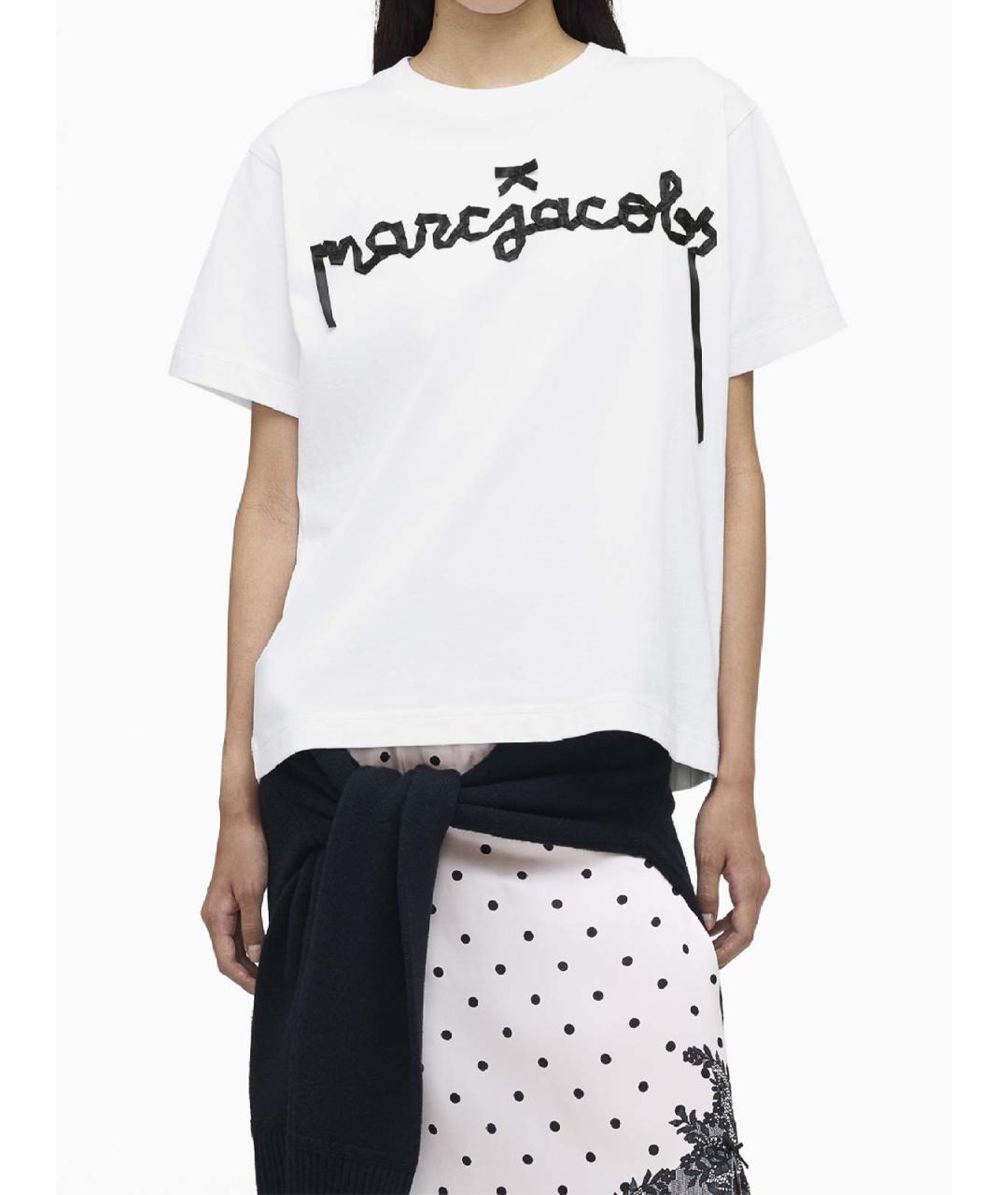 MARC JACOBS Белая хлопковая футболка, фото 5