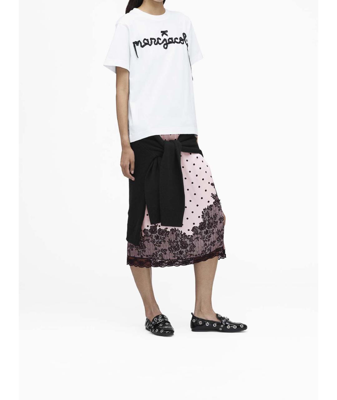 MARC JACOBS Белая хлопковая футболка, фото 3