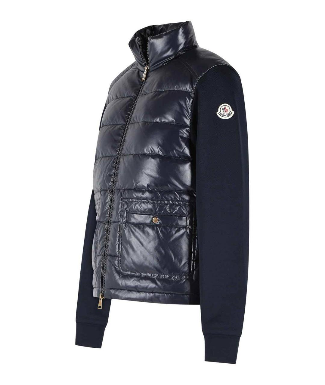 MONCLER Синяя хлопковая куртка, фото 3