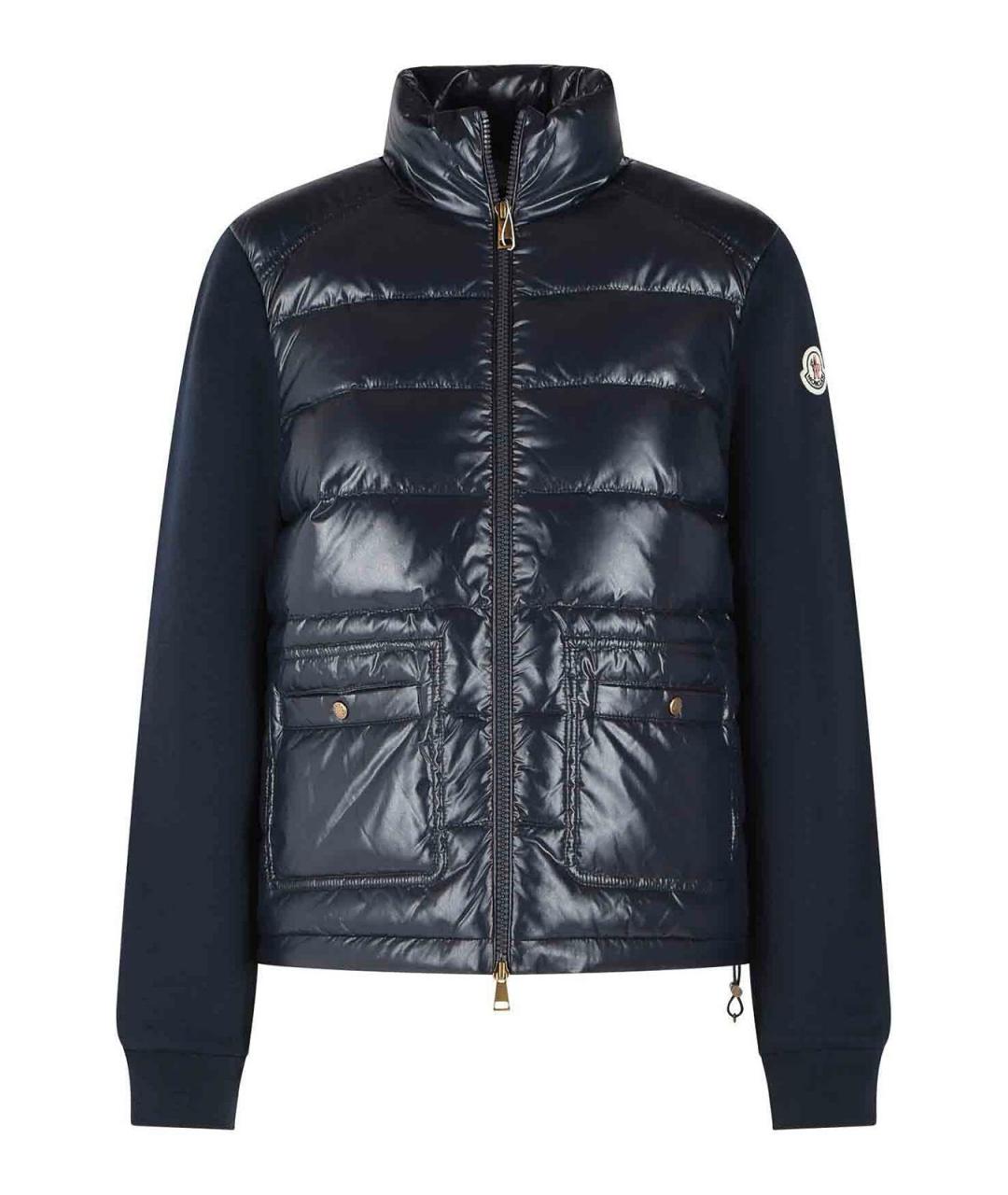 MONCLER Синяя хлопковая куртка, фото 1