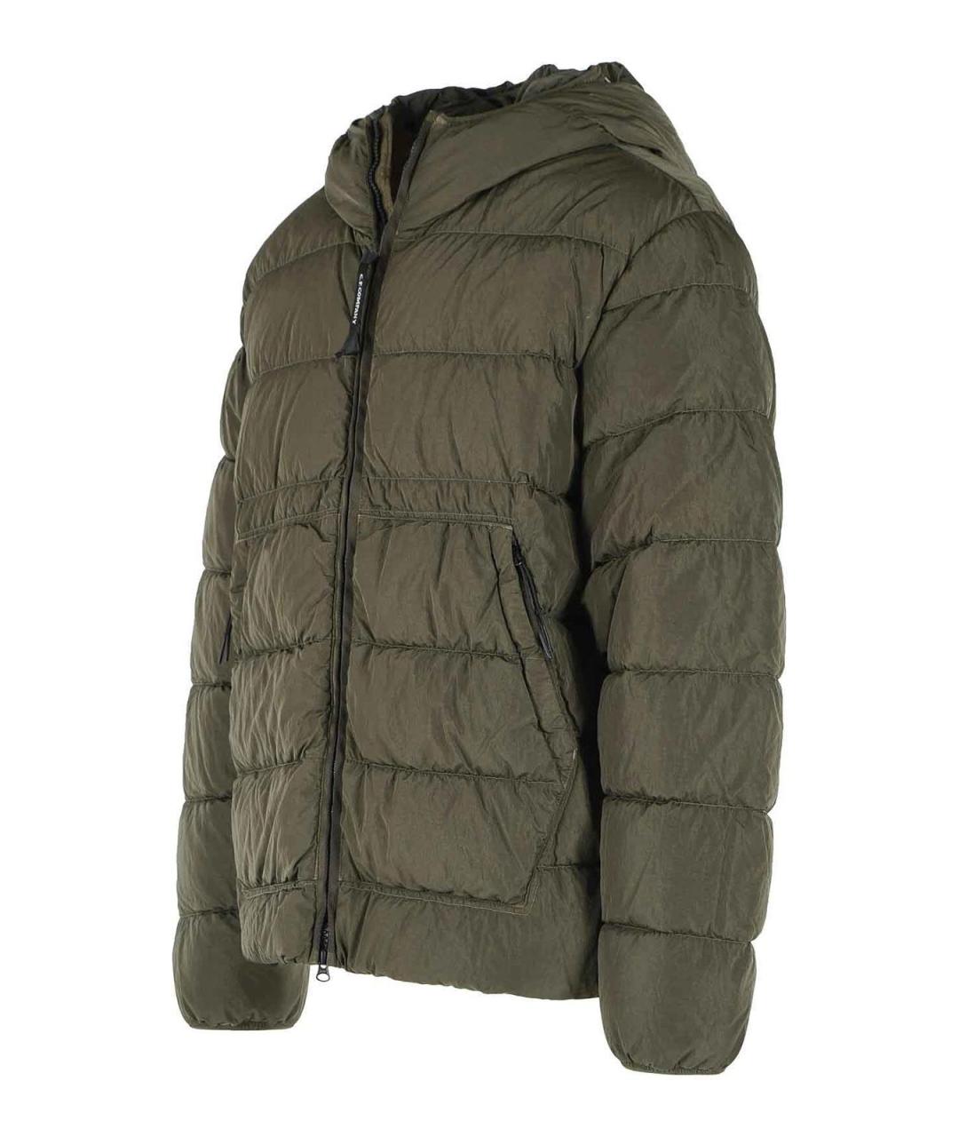 CP COMPANY Зеленый полиамидовый пуховик, фото 3