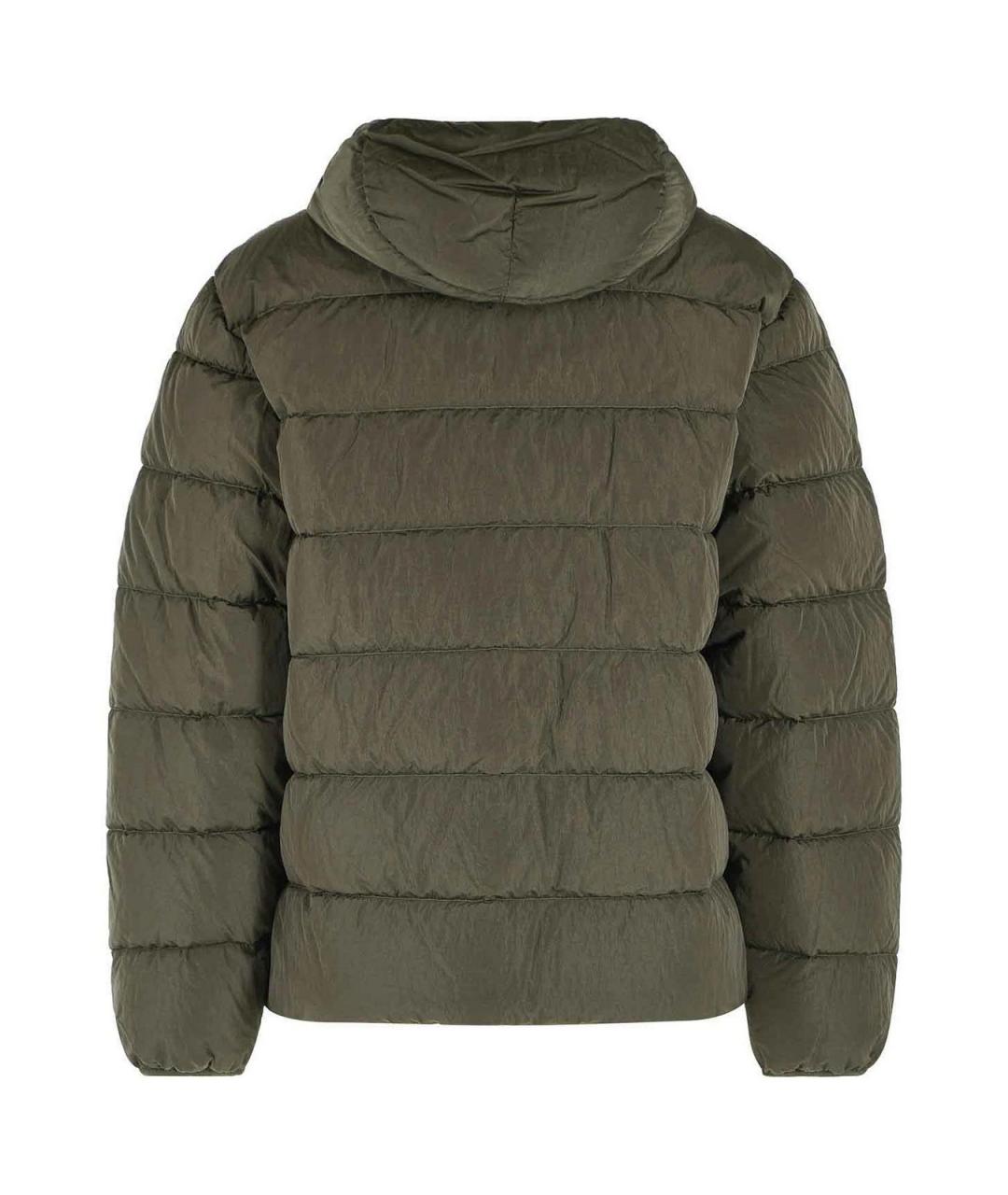 CP COMPANY Зеленый полиамидовый пуховик, фото 2