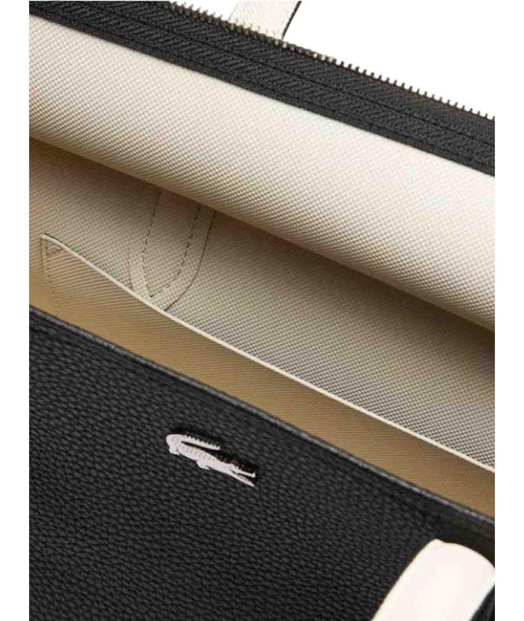 LACOSTE Черная сумка тоут, фото 5