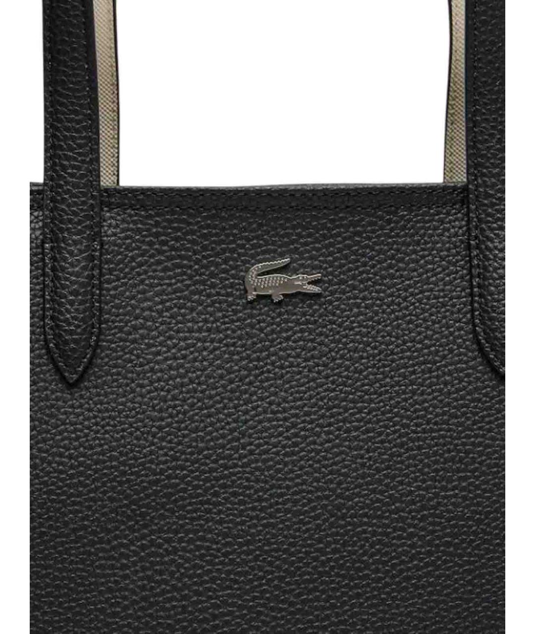 LACOSTE Черная сумка тоут, фото 4