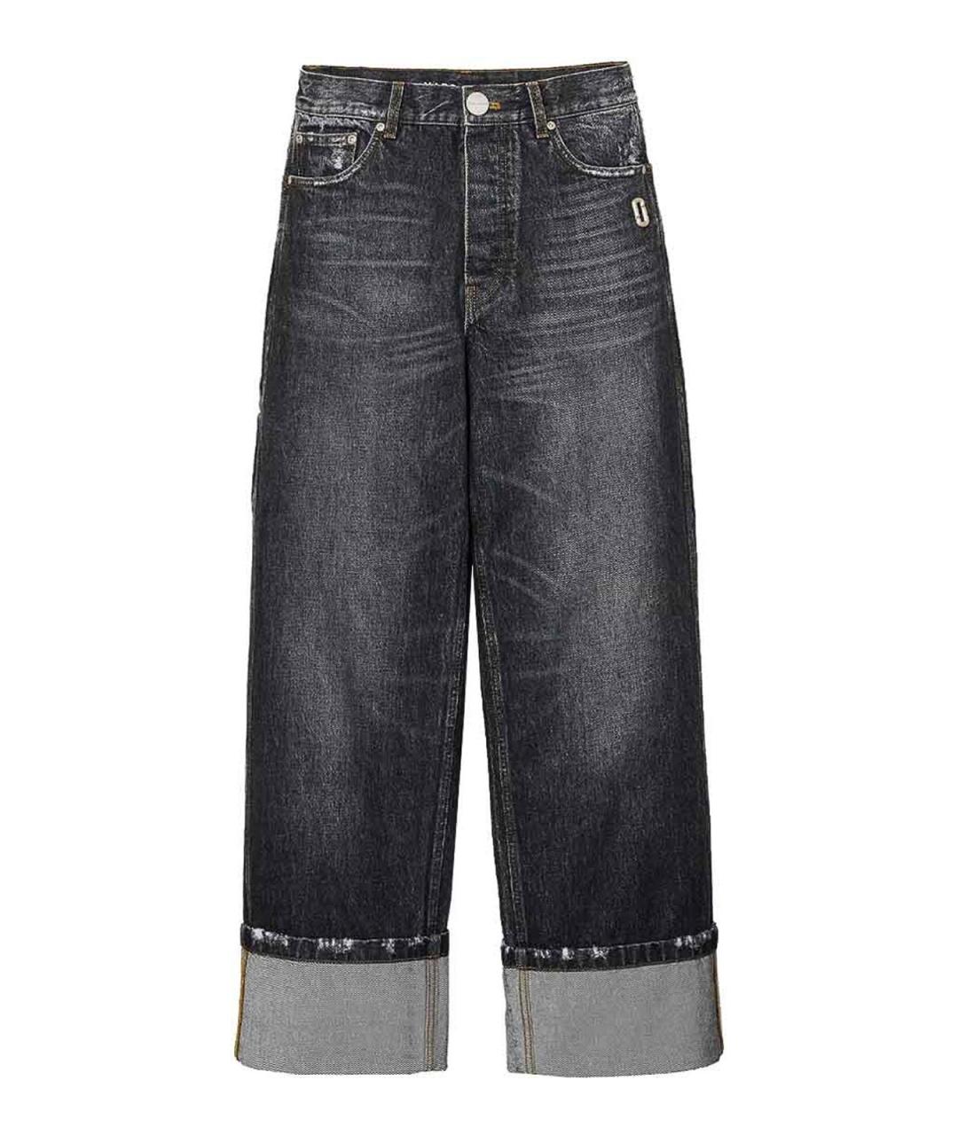 MARC JACOBS Серые хлопковые прямые джинсы, фото 1