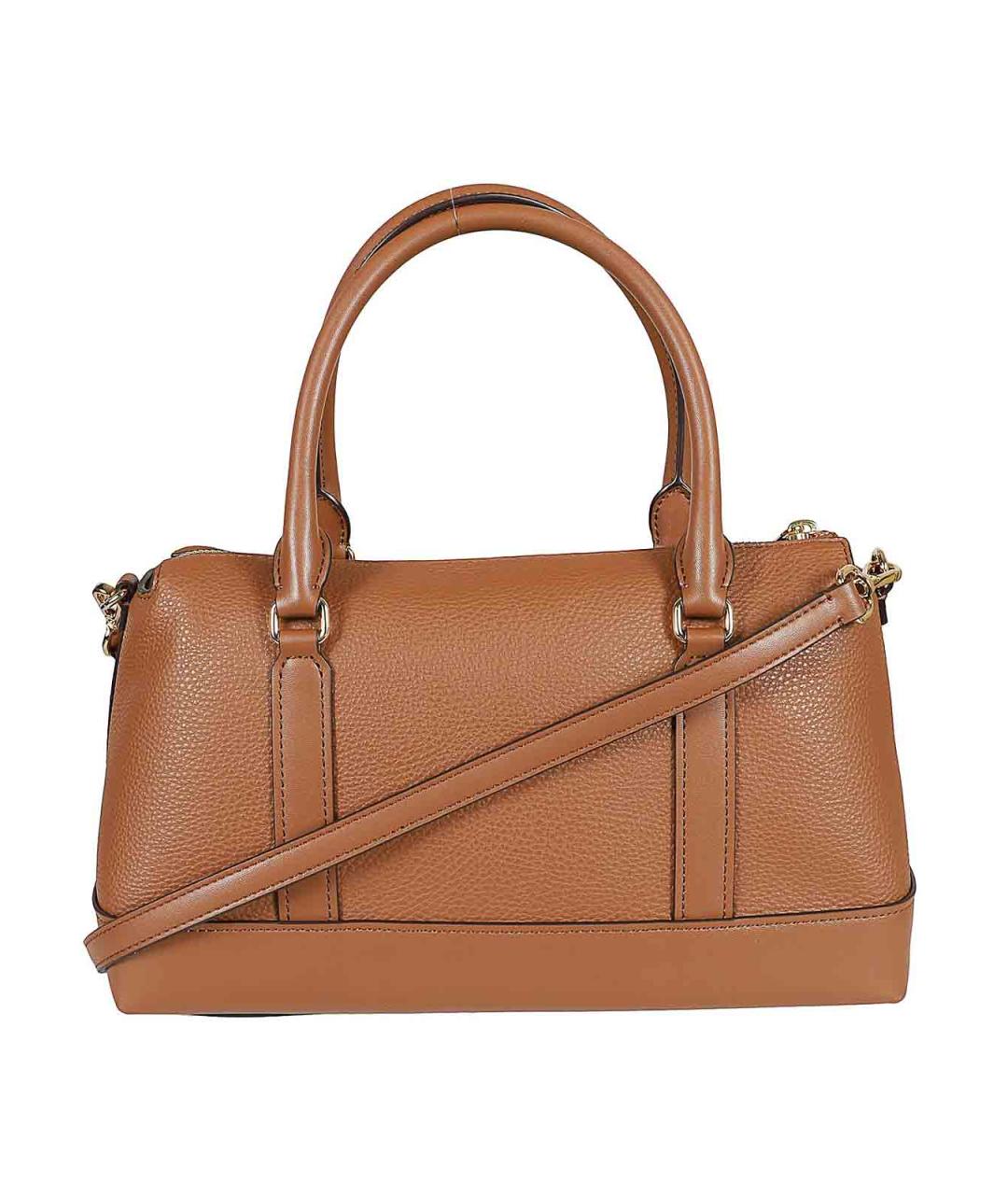 MICHAEL KORS Коричневая кожаная сумка тоут, фото 3