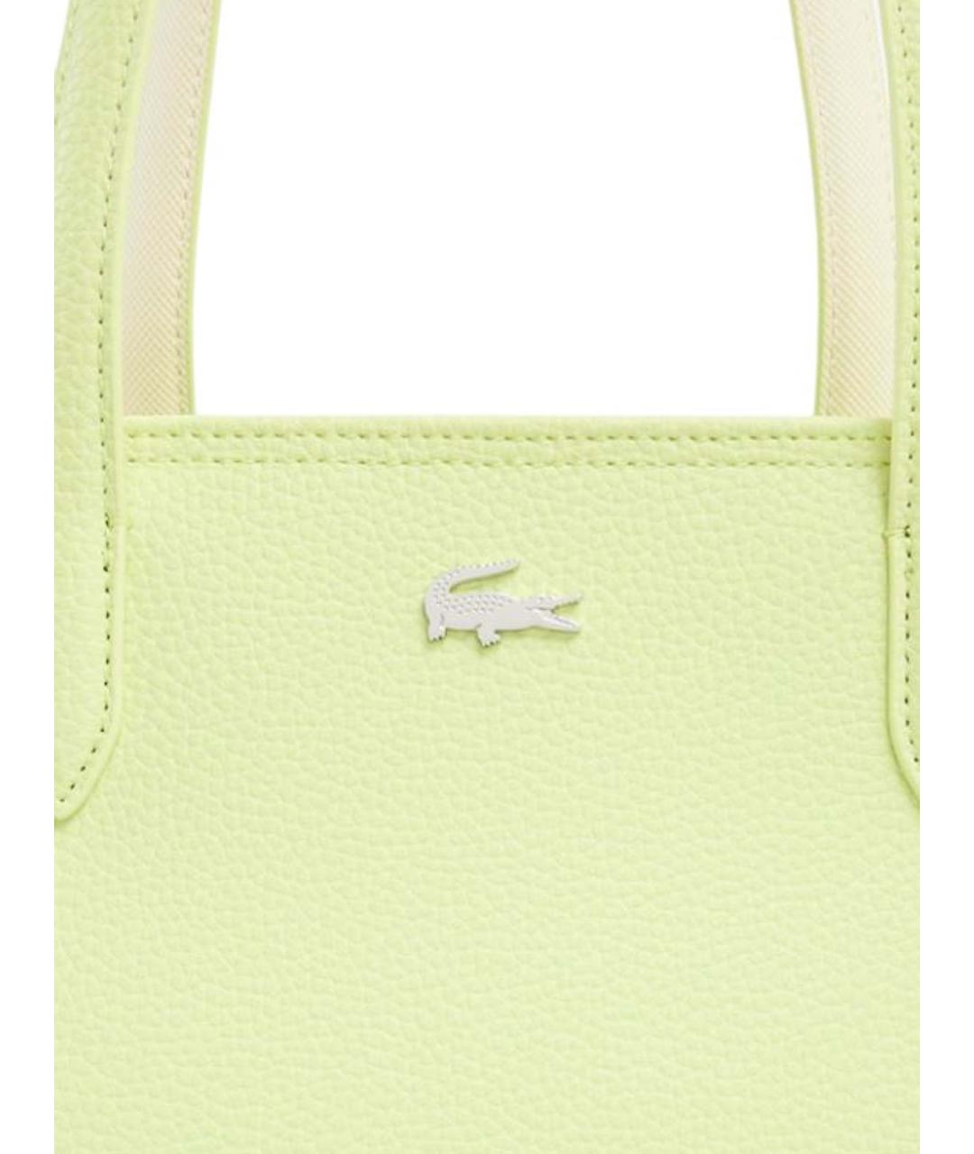 LACOSTE Зеленая сумка тоут, фото 4