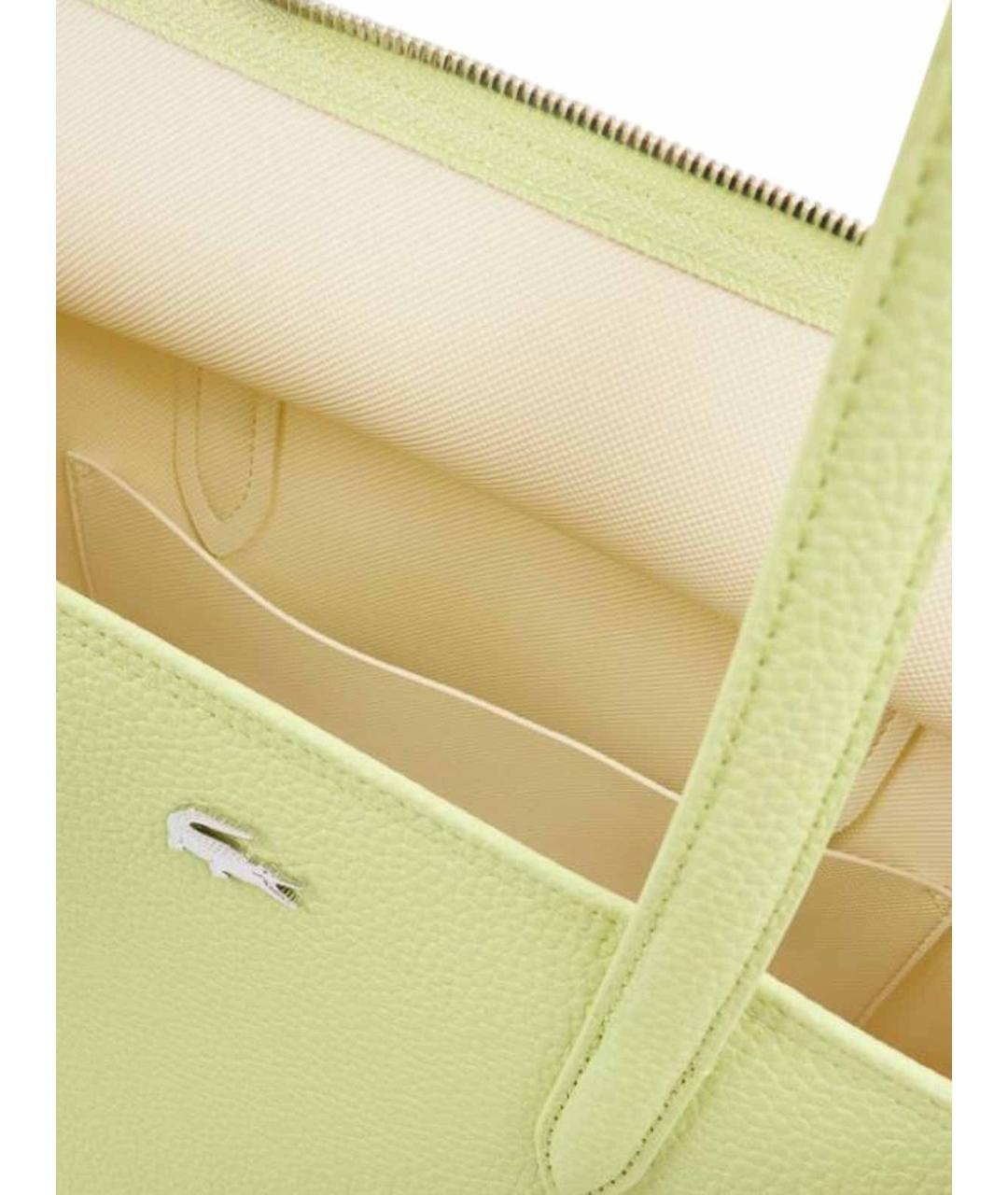 LACOSTE Зеленая сумка тоут, фото 5