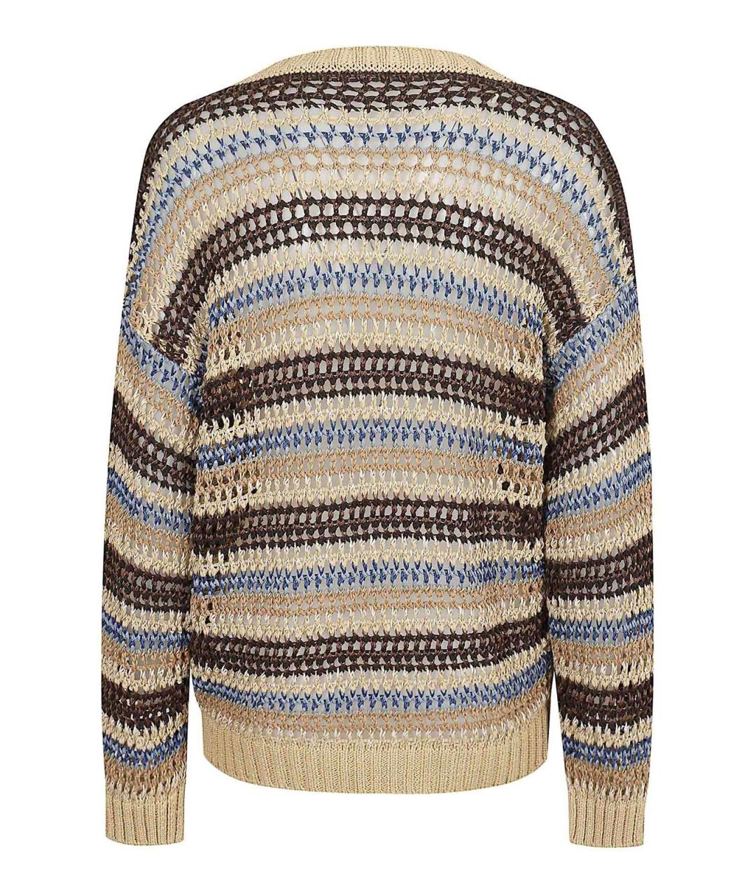 WEEKEND MAX MARA Мульти хлопковый джемпер / свитер, фото 2