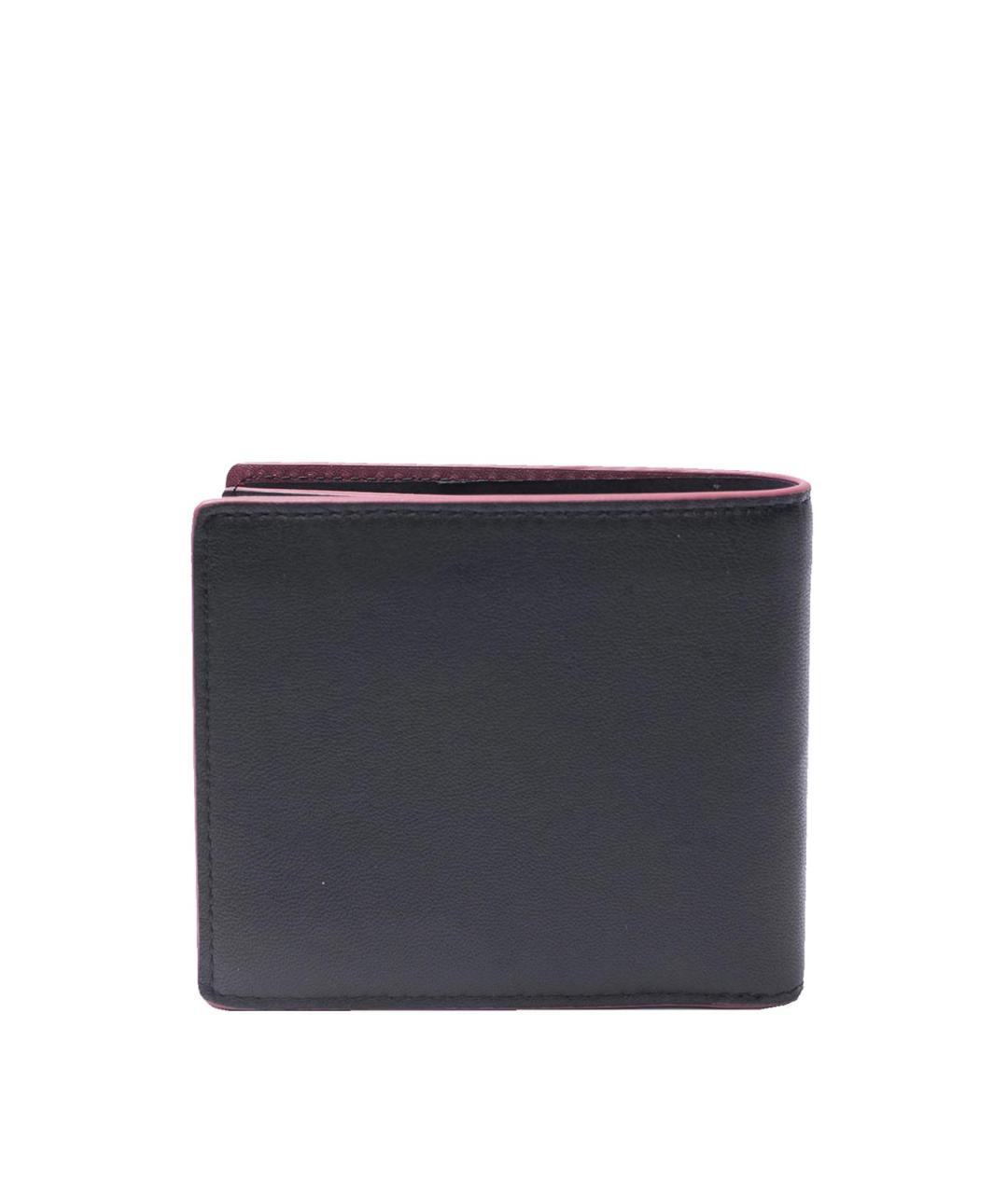 PAUL SMITH Черный кожаный кошелек, фото 2