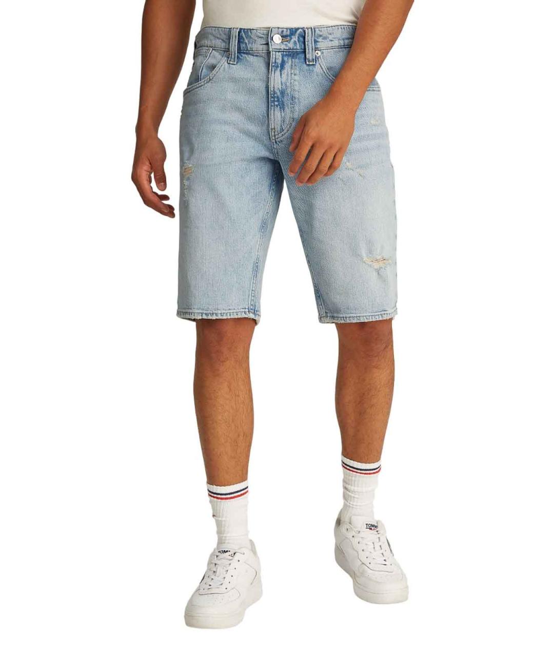 TOMMY HILFIGER Голубые шорты, фото 4