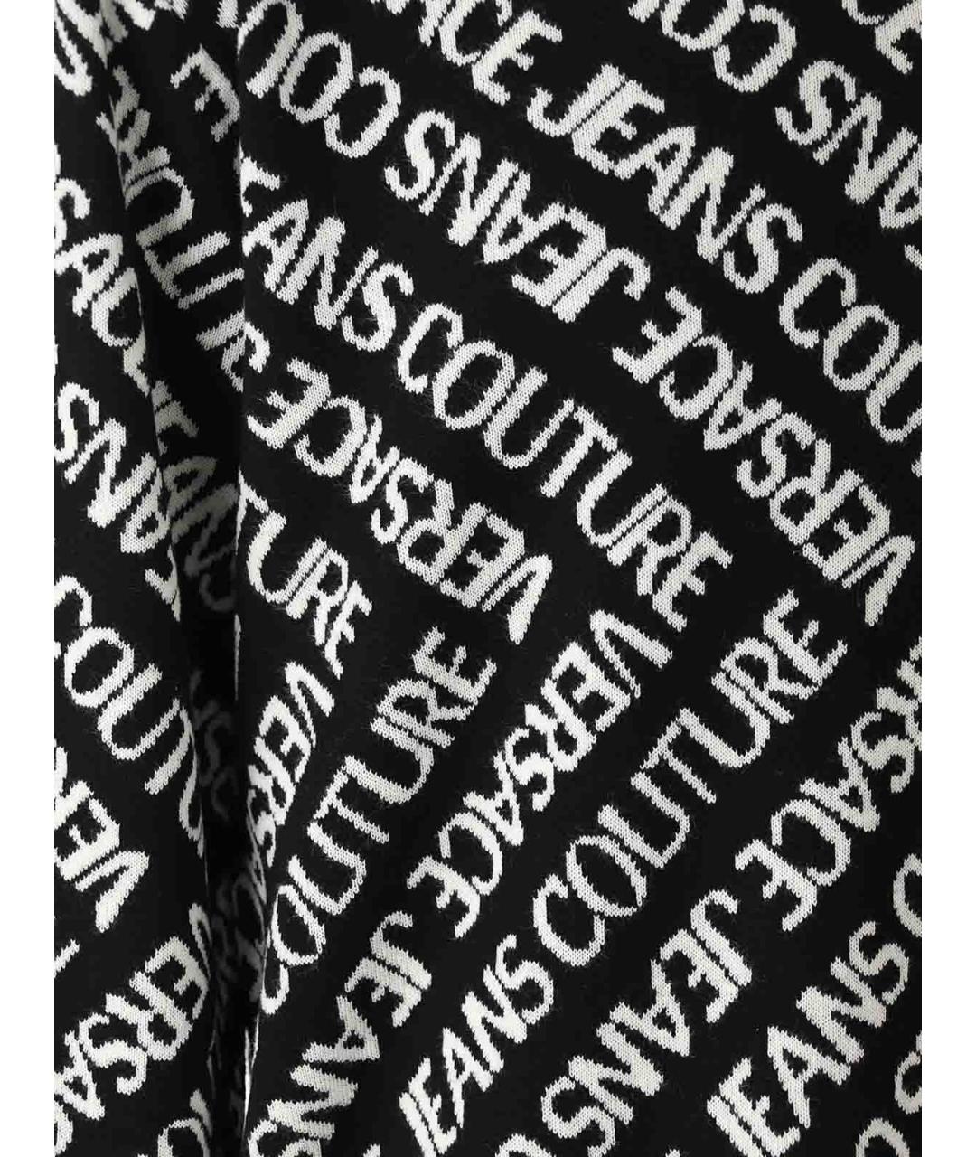 VERSACE JEANS COUTURE Черный шерстяной джемпер / свитер, фото 5