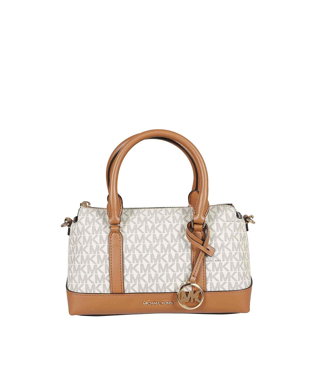 MICHAEL KORS Бежевая кожаная сумка тоут, фото 1