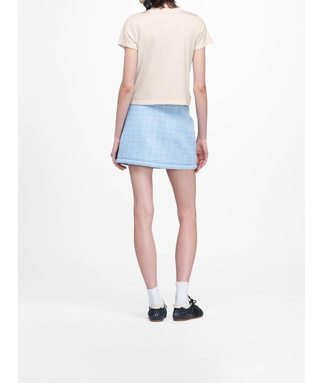 MARC JACOBS Белая хлопковая футболка, фото 6