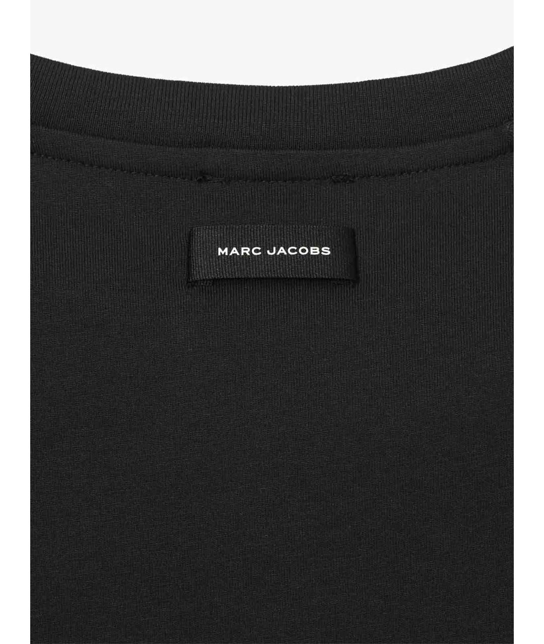 MARC JACOBS Черная хлопковая футболка, фото 7