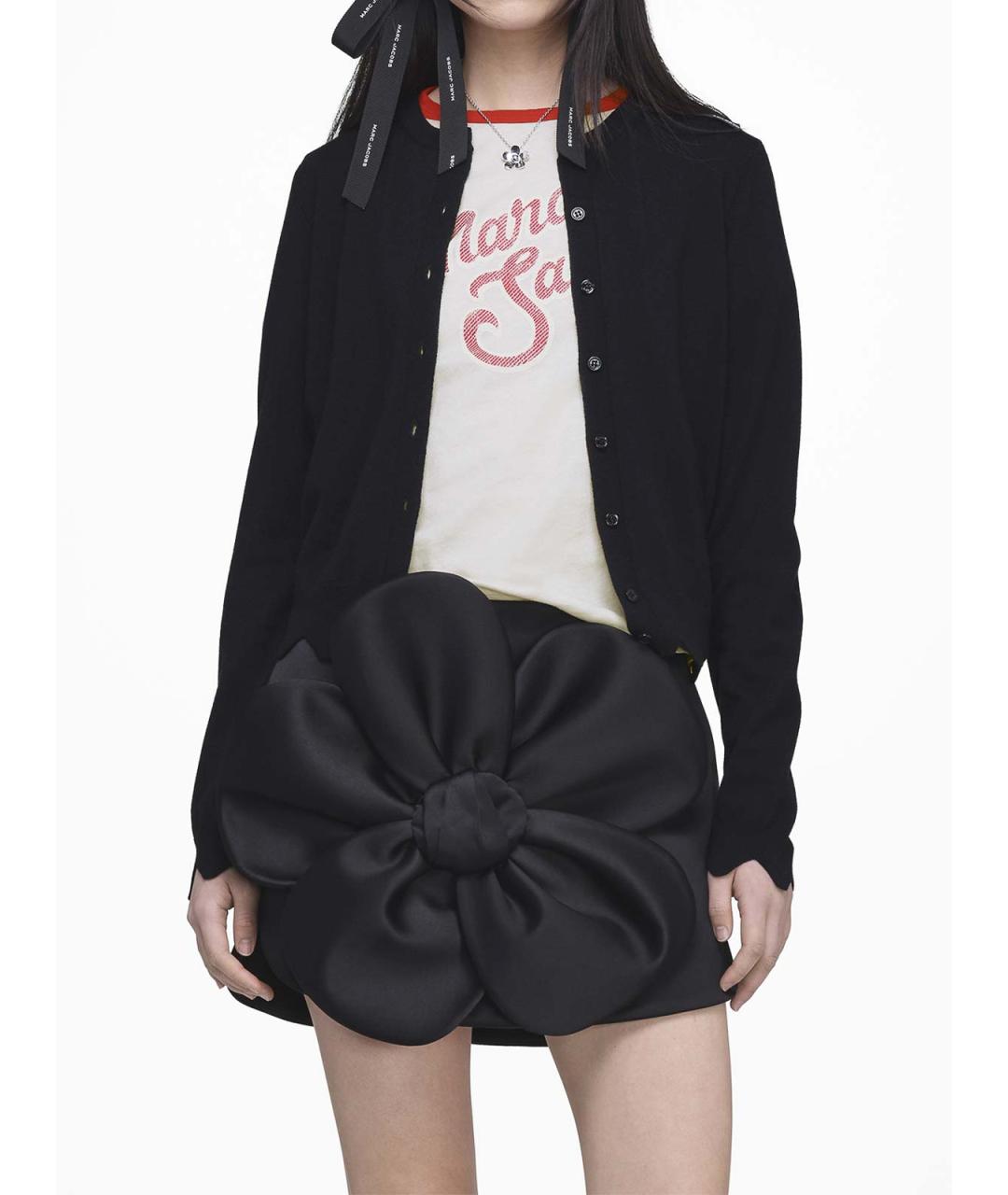 MARC JACOBS Черный шерстяной кардиган, фото 4