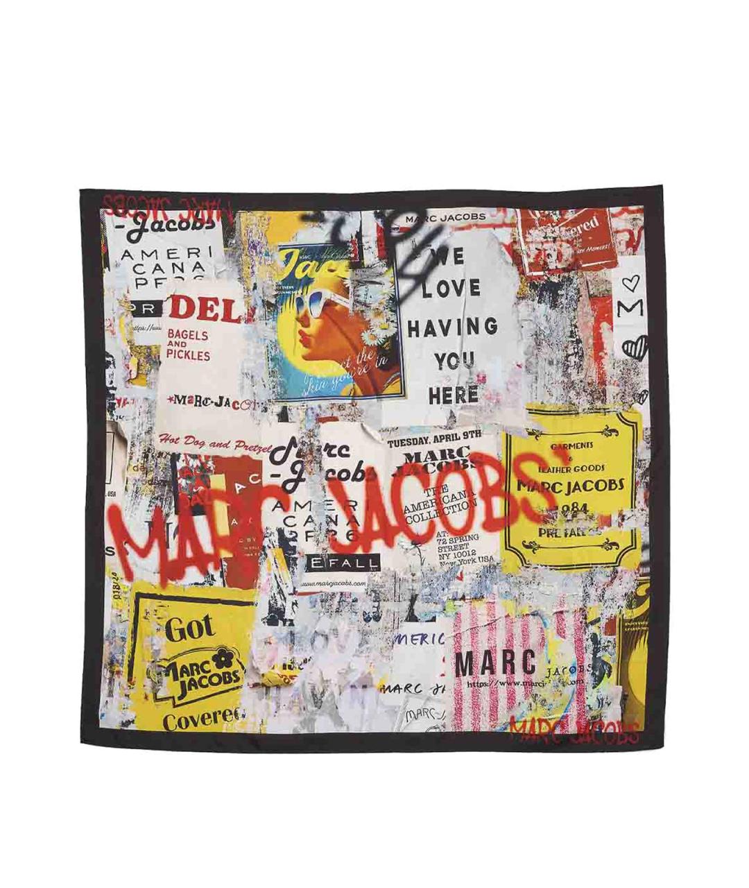 MARC JACOBS Мульти шелковый шарф, фото 1