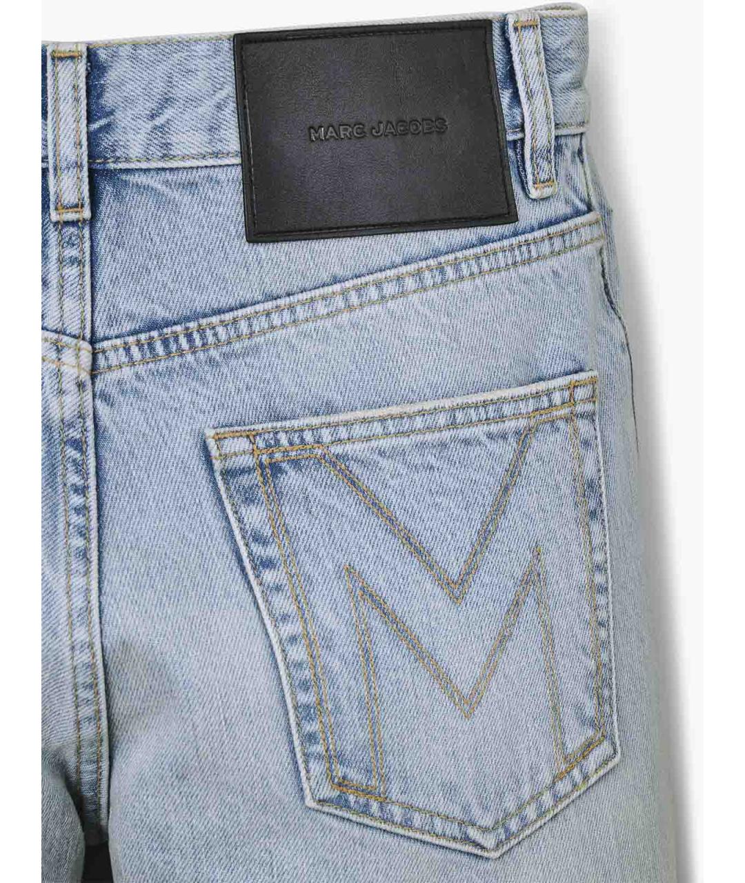 MARC JACOBS Голубые хлопковые прямые джинсы, фото 7