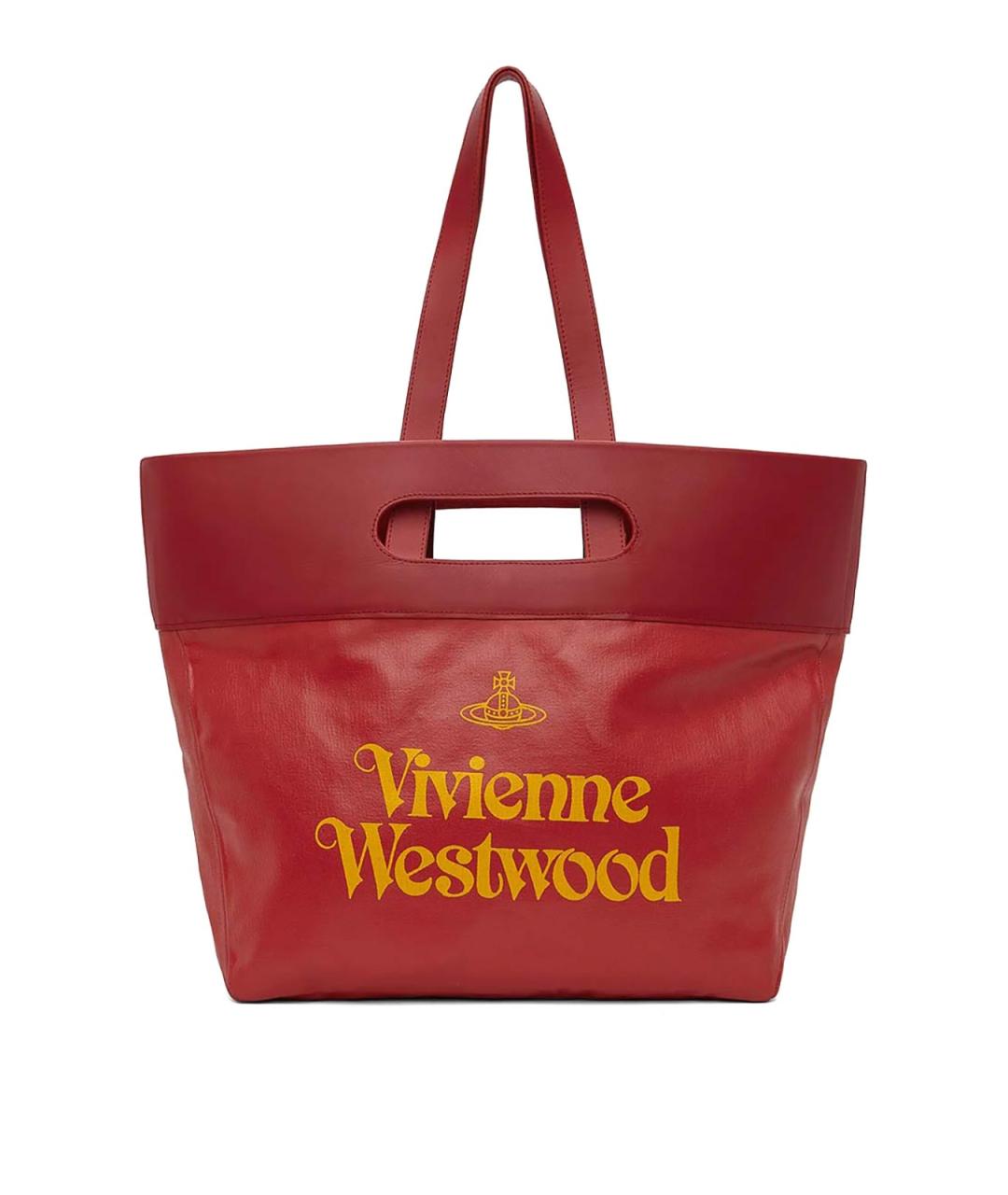 VIVIENNE WESTWOOD Красная сумка тоут, фото 1