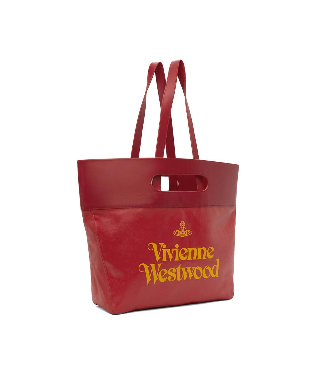 VIVIENNE WESTWOOD Красная сумка тоут, фото 2