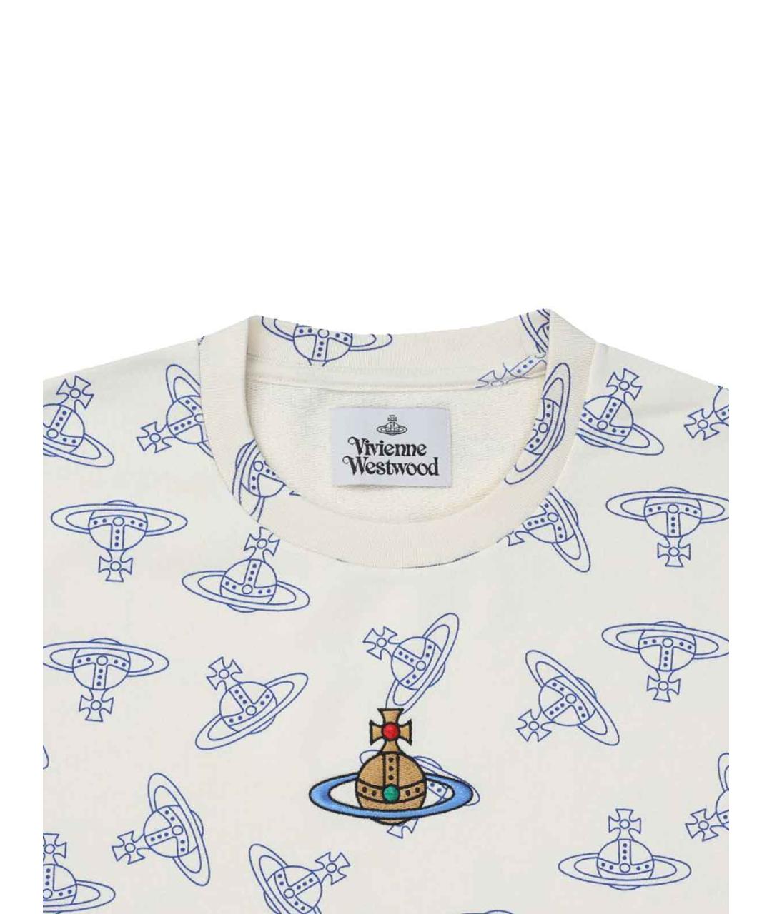 VIVIENNE WESTWOOD Мульти хлопковая футболка, фото 3