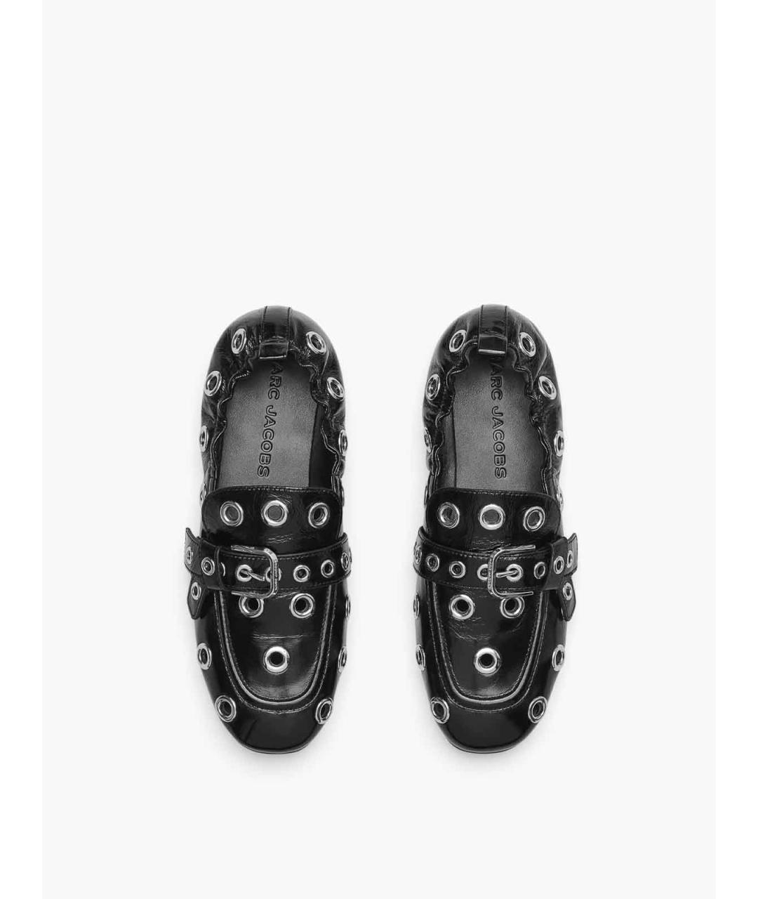 MARC JACOBS Черные кожаные лоферы, фото 4