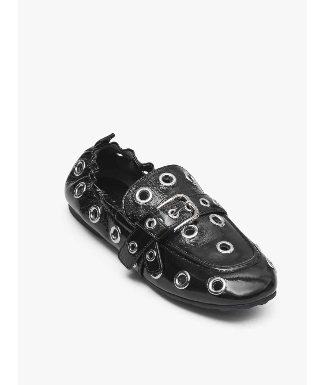 MARC JACOBS Черные кожаные лоферы, фото 3