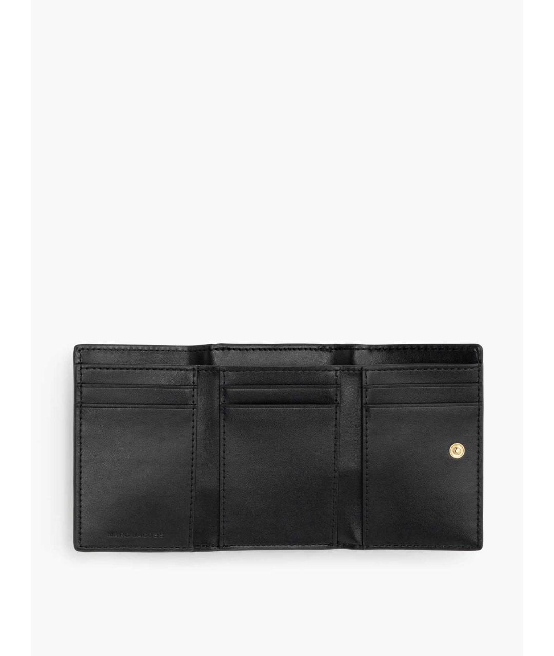 MARC JACOBS Черный кожаный кошелек, фото 3