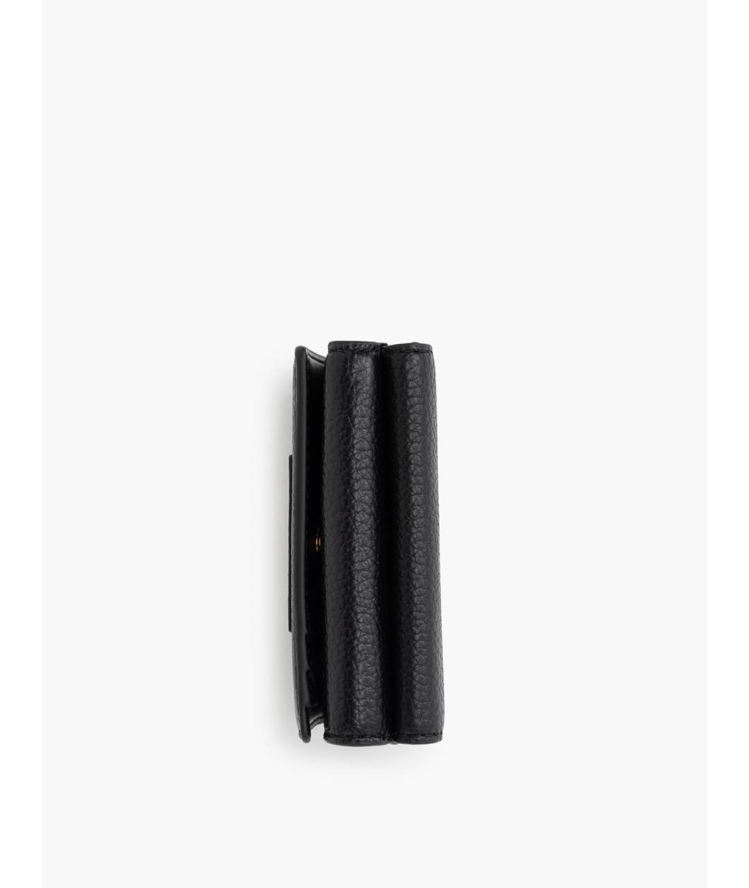 MARC JACOBS Черный кожаный кошелек, фото 4