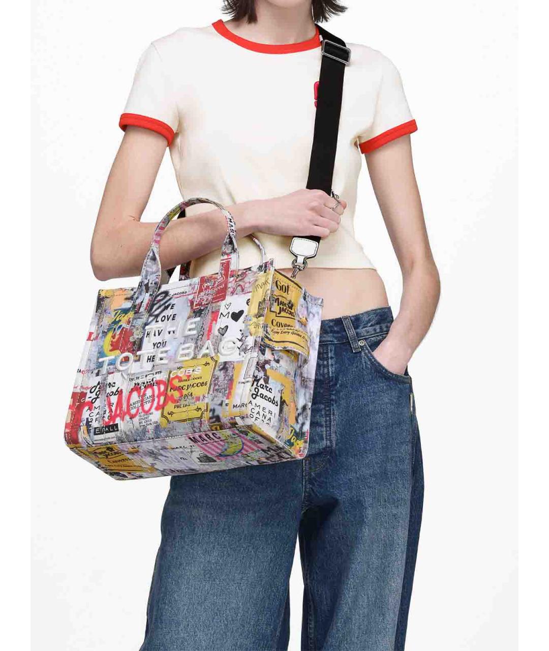 MARC JACOBS Мульти тканевая сумка тоут, фото 3