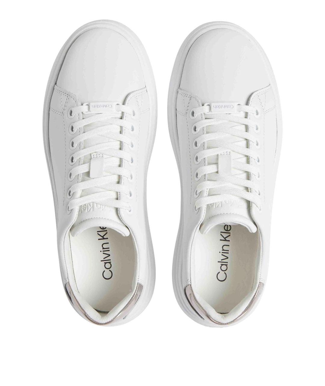 CALVIN KLEIN Белые кеды, фото 4