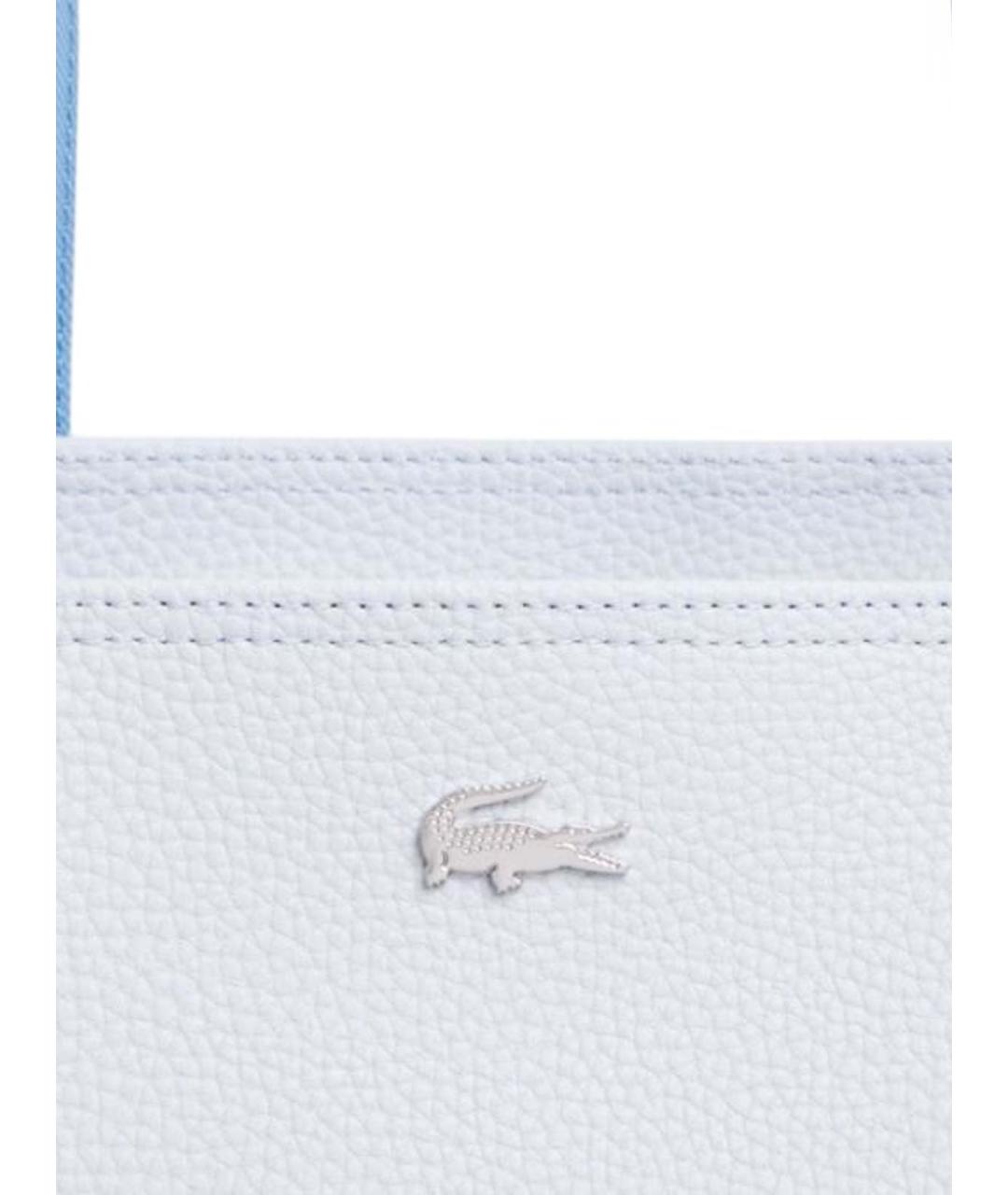 LACOSTE Голубая сумка тоут, фото 4