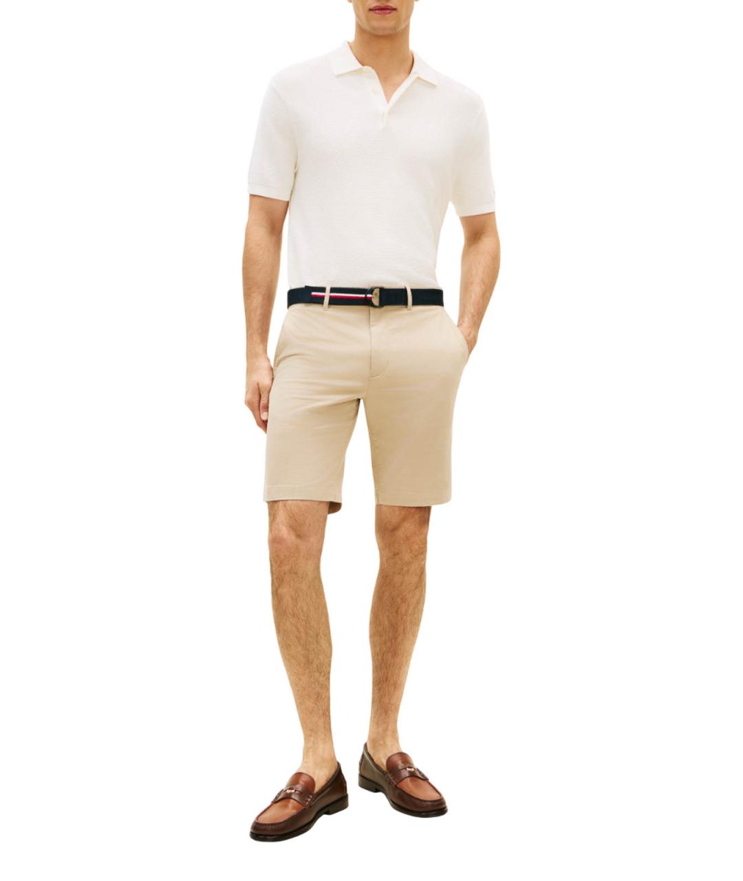 TOMMY HILFIGER Бежевые хлопковые шорты, фото 2