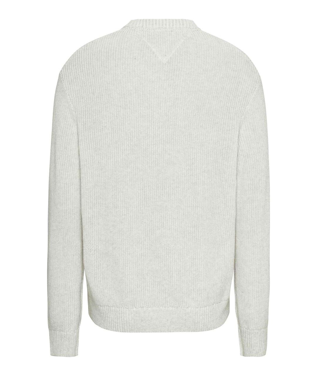 TOMMY HILFIGER Серый хлопковый джемпер / свитер, фото 2