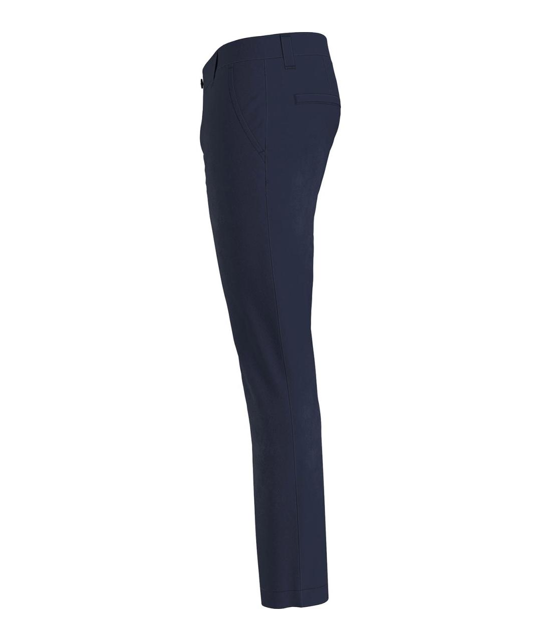 TOMMY HILFIGER Синие хлопковые повседневные брюки, фото 3