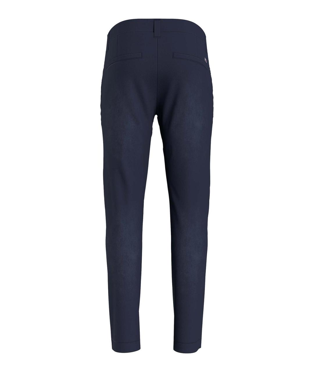 TOMMY HILFIGER Синие хлопковые повседневные брюки, фото 5
