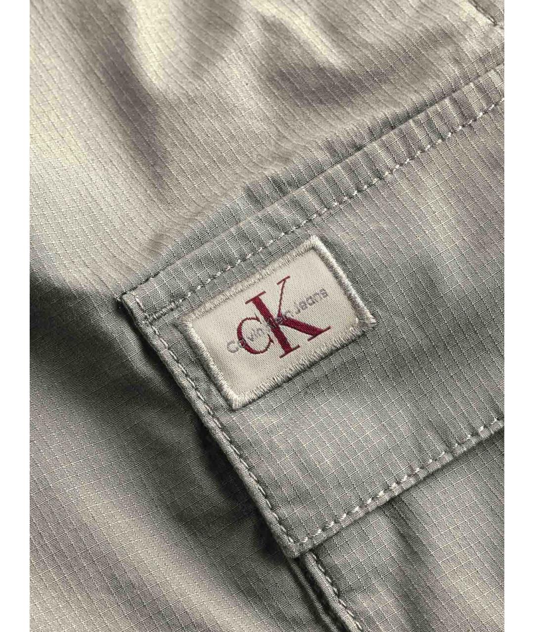 CALVIN KLEIN Бежевые хлопковые шорты, фото 3