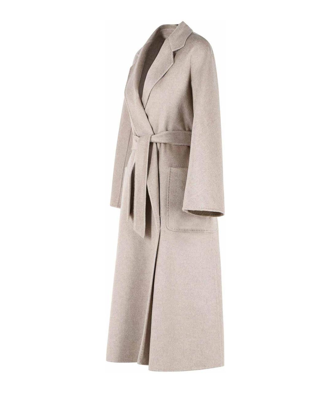 MAX MARA Бежевое кашемировое пальто, фото 3