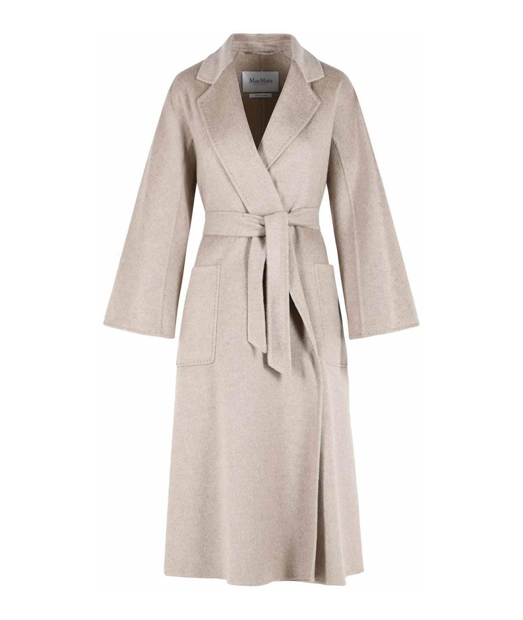 MAX MARA Бежевое кашемировое пальто, фото 1