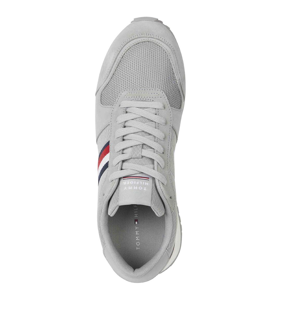 TOMMY HILFIGER Серые замшевые низкие кроссовки / кеды, фото 3