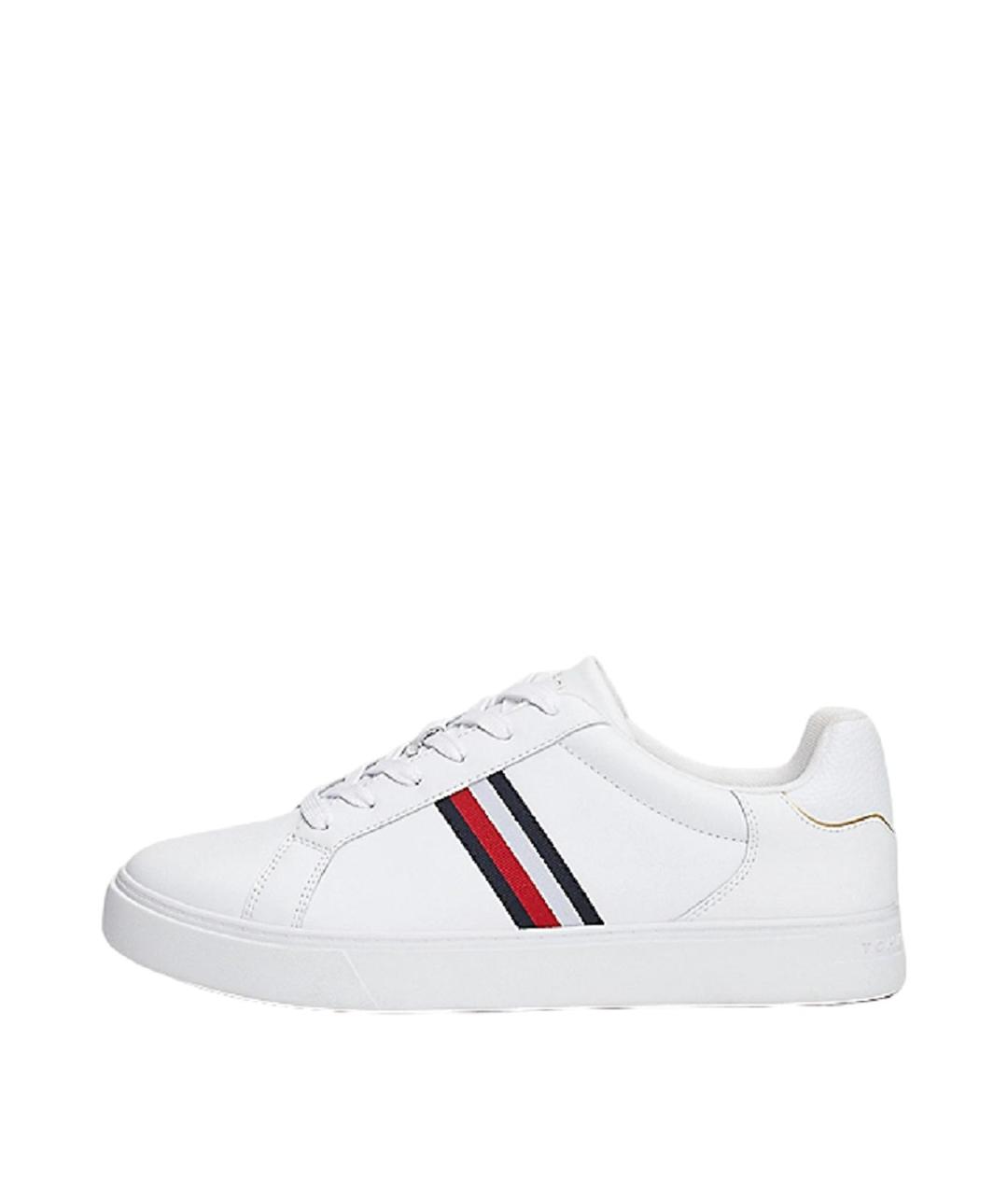TOMMY HILFIGER Белые кожаные кеды, фото 2