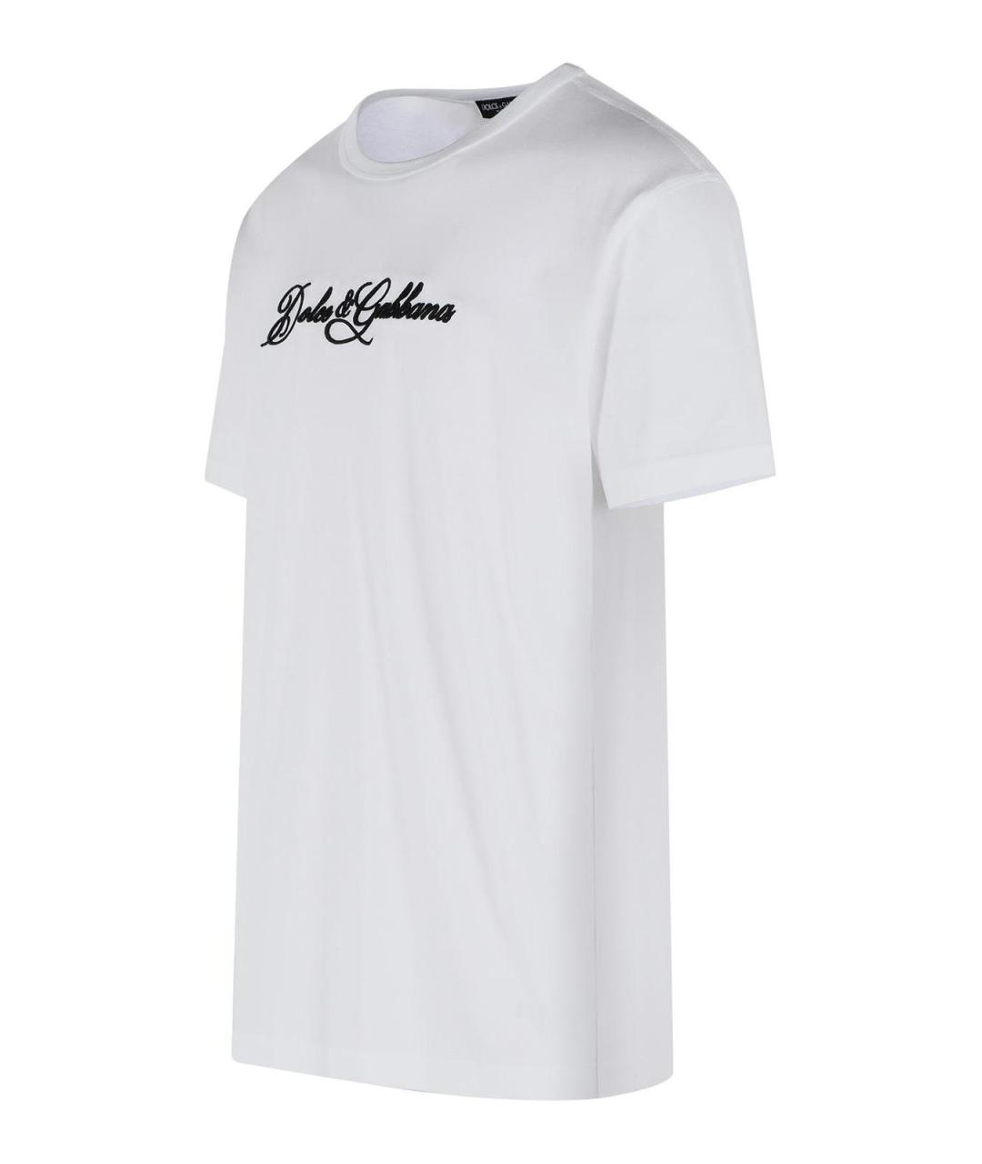 DOLCE&GABBANA Белая футболка, фото 3