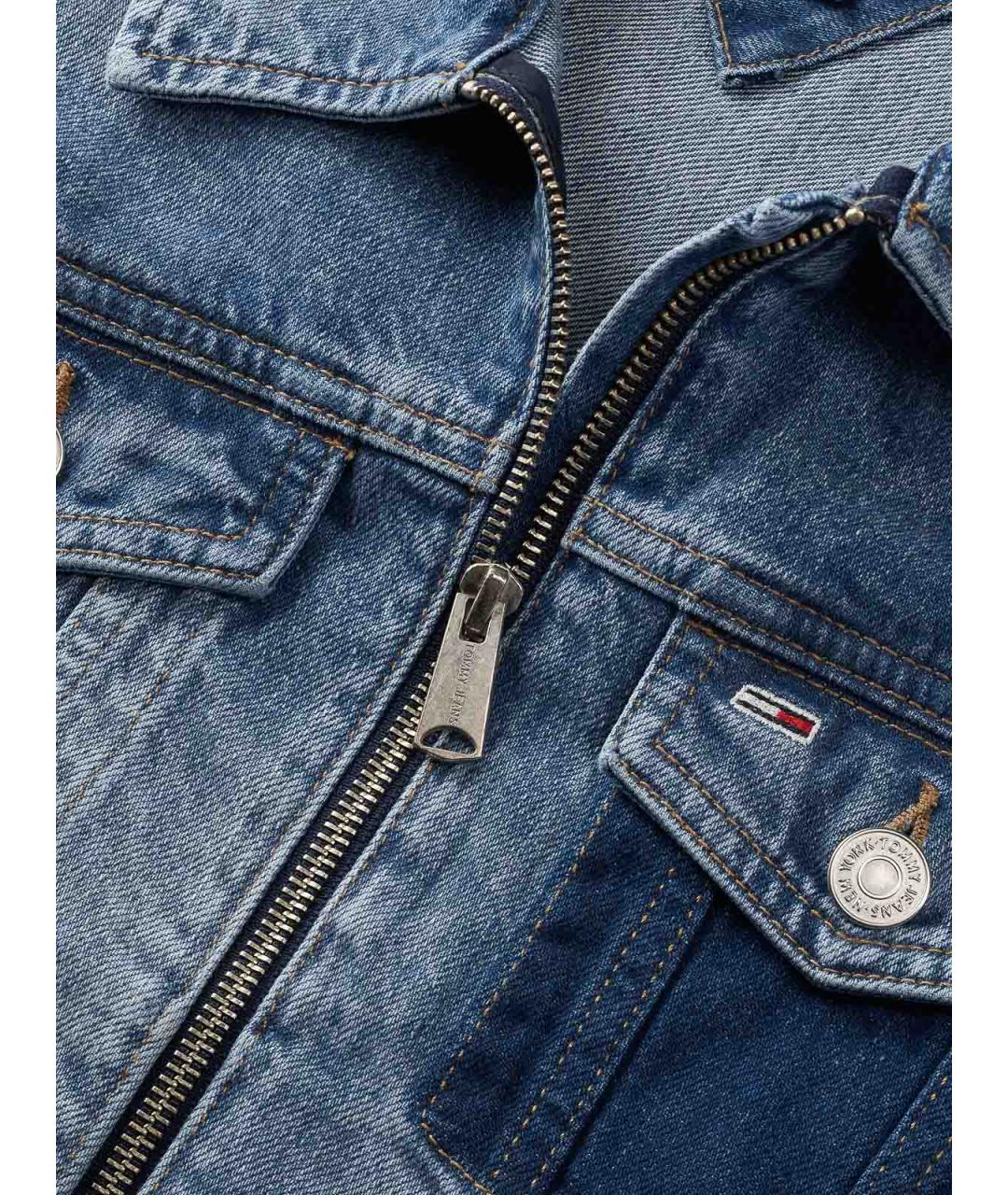 TOMMY HILFIGER Синяя хлопковая куртка, фото 3