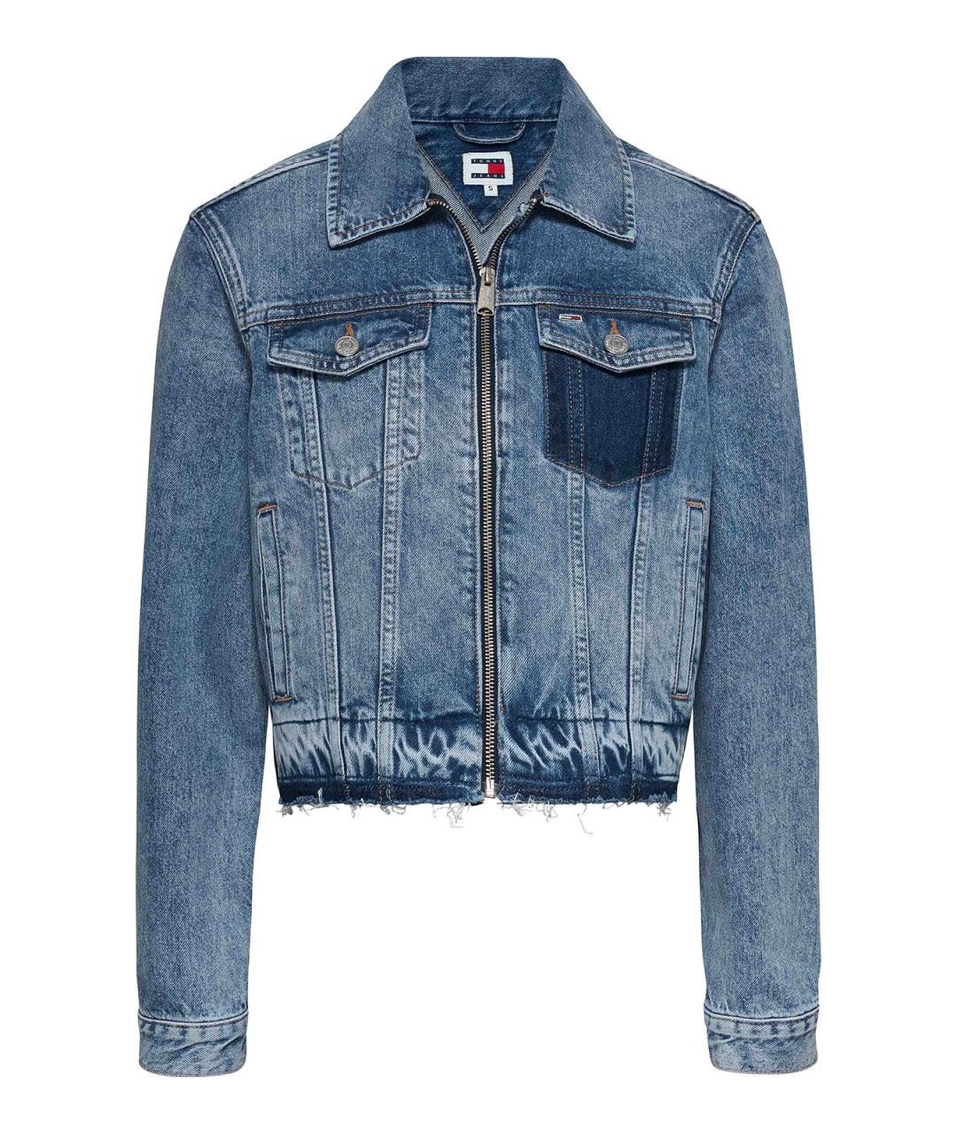TOMMY HILFIGER Синяя хлопковая куртка, фото 1