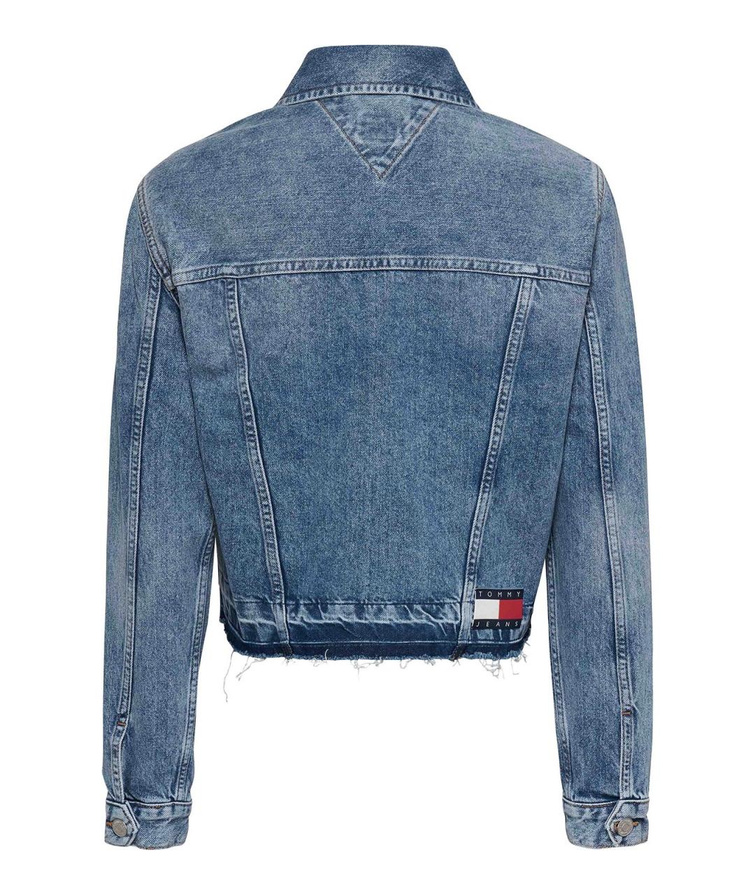 TOMMY HILFIGER Синяя хлопковая куртка, фото 4