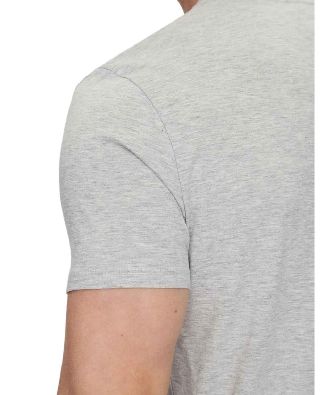 LACOSTE Серая хлопковая футболка, фото 6