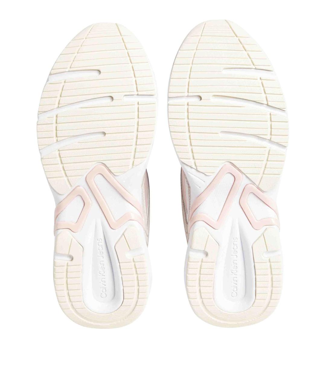 CALVIN KLEIN Розовые текстильные кроссовки, фото 3