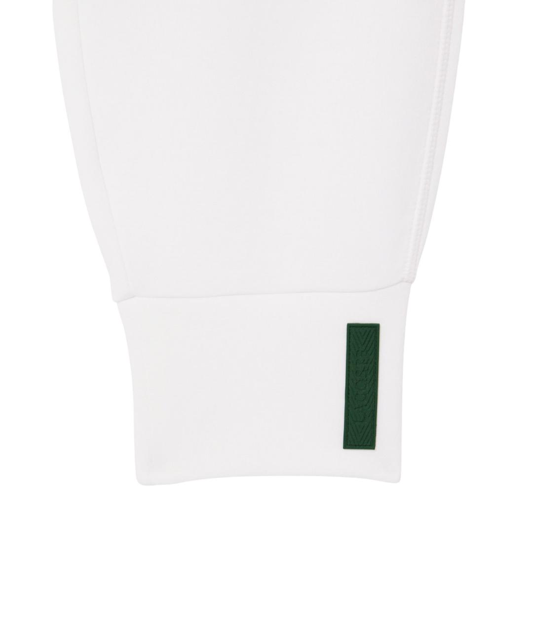 LACOSTE Белые хлопковые спортивные брюки и шорты, фото 4