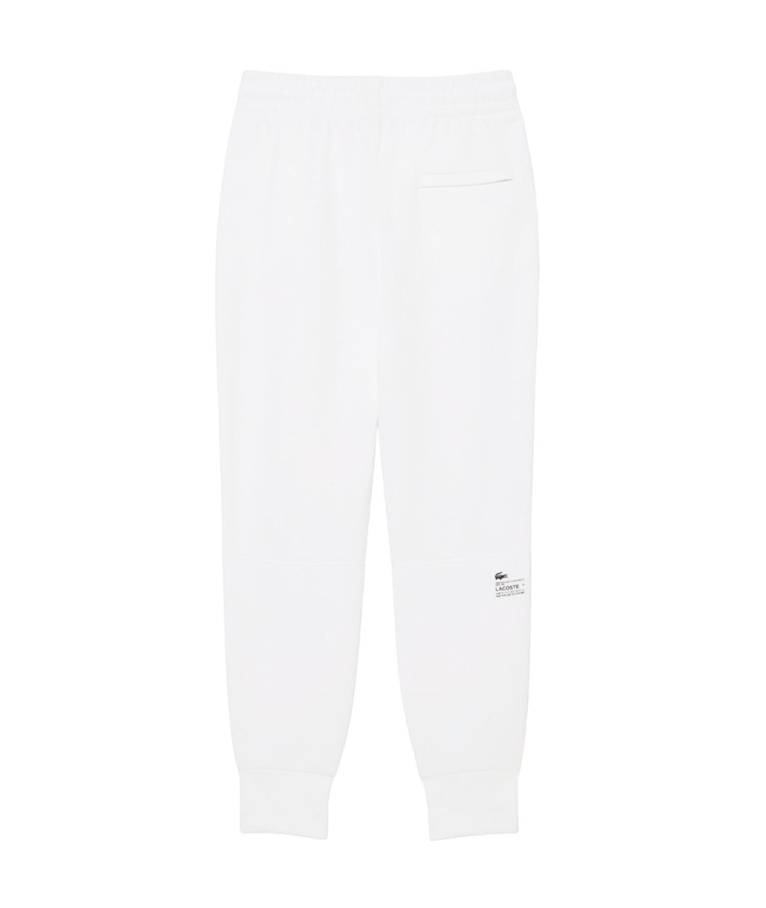 LACOSTE Белые хлопковые спортивные брюки и шорты, фото 2