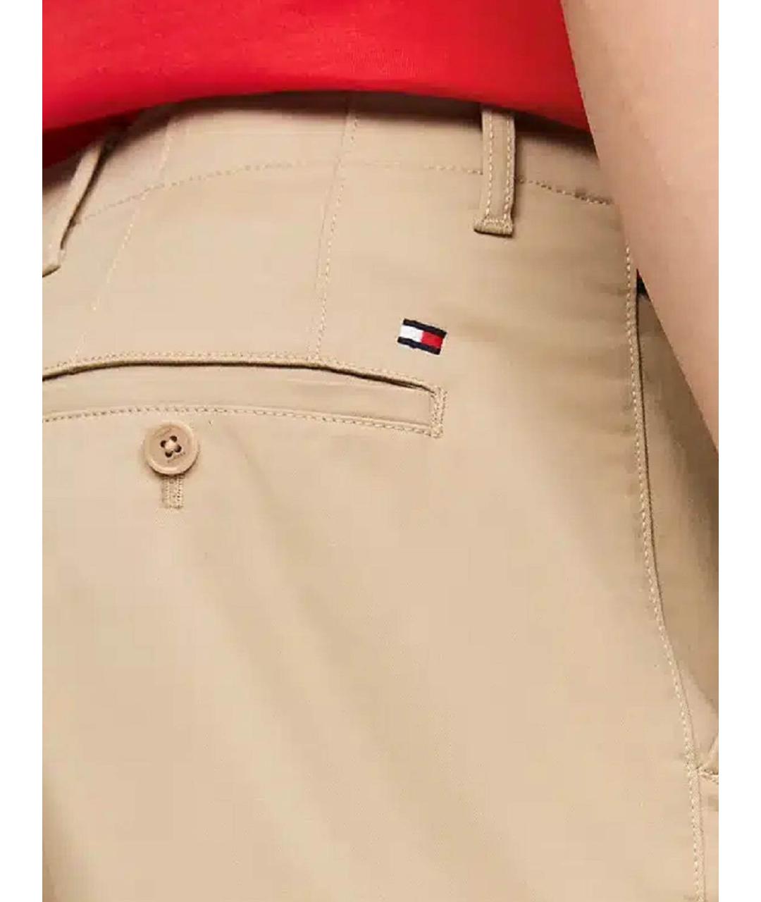 TOMMY HILFIGER Бежевые хлопковые шорты, фото 4